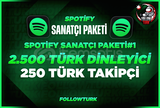 ⭐2X SPOTİFY SANATÇI PAKETİ⭐