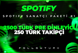 ⭐2X SPOTİFY SANATÇI PAKETİ 1⭐