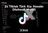 2x Tiktok Türk Kız Hesabı (Hotmail Mailli)