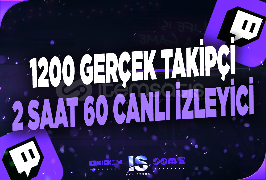 ⭐2X | TWİTCH CANLI YAYIN PAKETİ TREND 2⭐ ⭐2X | TWİTCH CANLI YAYIN PAKETİ TREND 2⭐
