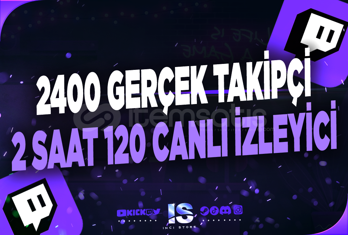 ⭐2X | TWİTCH CANLI YAYIN PAKETİ TREND 3⭐ ⭐2X | TWİTCH CANLI YAYIN PAKETİ TREND 3⭐