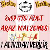 2x89 (178) ADET ARAZİ MALZEMESİ 