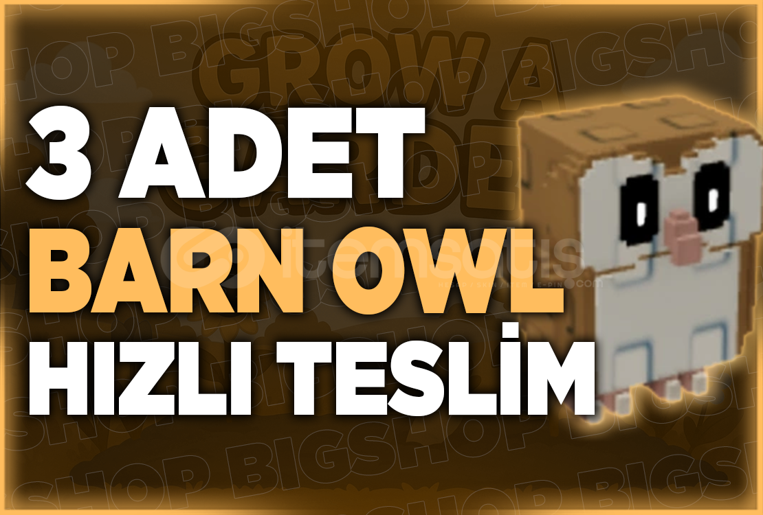 ⭐3 Adet Barn Owl Grow a Garden ⭐Hızlı⭐ ⭐3 Adet Barn Owl Grow a Garden ⭐Hızlı⭐