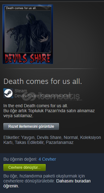 ⚡3 ADET Devils Share Koleksiyon Kartı ⚡ ⚡3 ADET Devils Share Koleksiyon Kartı ⚡