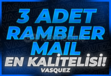 ⭐ [3 ADET] Rambler Mail ⭐- En Kalitelisi !