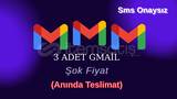 ⭐️{ 3 Adet Gmail }⭐️ ⚡️ KALİTE-HIZ-GÜVEN ⚡️