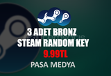 ⭐3 ADET STEAM RANDOM KEY 10 TL ! ⭐