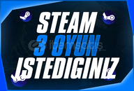⭐ 3 ADET ISTEDIGINIZ OYUN! | STEAM