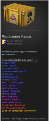 3 adet kasa 2 devrim 1parçalanmış