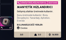 3 Adet Manyetik Hızlandırıcı