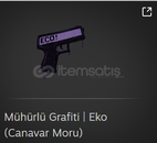 3 adet Mühürlü Grafiti | Eko