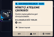 3 ADET NÖBETÇİ ATEŞLEME ÇEKİRDEĞİ 3 ADET NÖBETÇİ ATEŞLEME ÇEKİRDEĞİ
