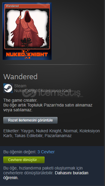 ⚡3 ADET Nuked Knight Koleksiyon Kartı ⚡ ⚡3 ADET Nuked Knight Koleksiyon Kartı ⚡