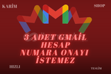 ⚡3 Adet Orjinal Gmail⚡