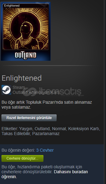 ⚡ 3 ADET Outland Koleksiyon Kartı 7/24 ⚡ ⚡ 3 ADET Outland Koleksiyon Kartı 7/24 ⚡