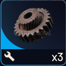 3 Adet Paslı Teçhizat