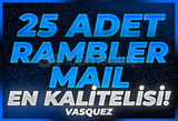 ⭐ [25 ADET] Rambler Mail ⭐- En Kalitelisi !