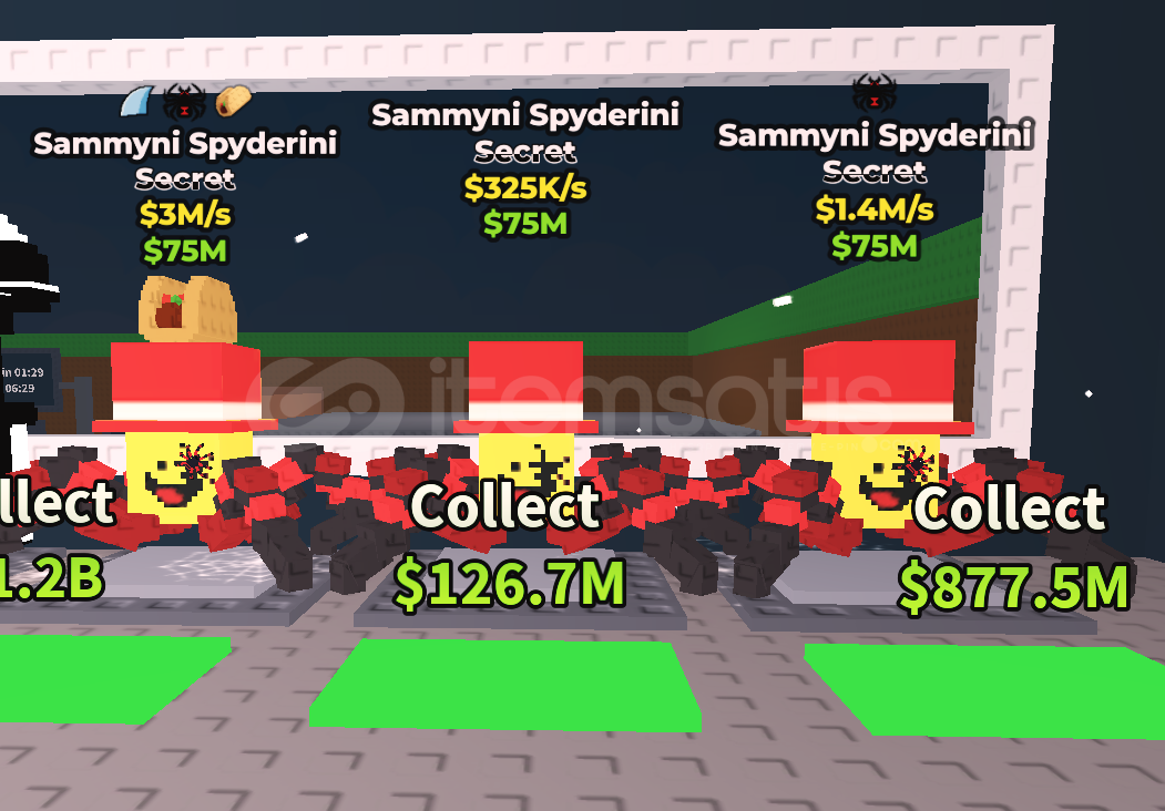 3 Adet Sammyni Spyderini Steal A Brainrot 3 Adet Sammyni Spyderini Steal A Brainrot