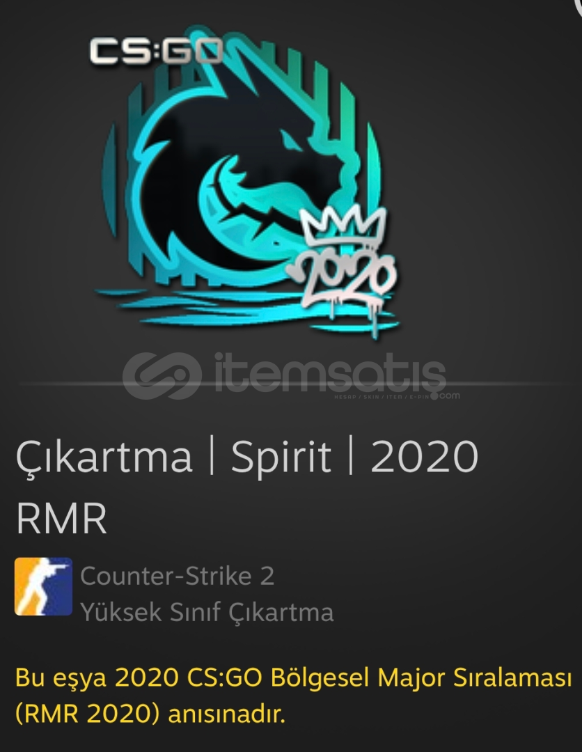 3 Adet Spirit | 2020 RMR Çıkartma 3 Adet Spirit | 2020 RMR Çıkartma