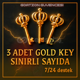3 ADET STEAM GOLD KEY %50 İNDİRİM [VIP]