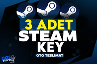⭐3 ADET STEAM RANDOM KEY 10.99 TL ! ⭐