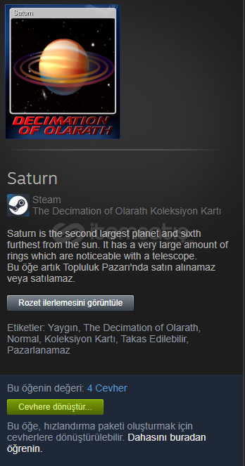 ⚡3 ADET The Decimation of Koleksiyon Kartı ⚡ ⚡3 ADET The Decimation of Koleksiyon Kartı ⚡