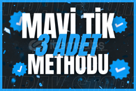 ⭐[3 ADET] ÜCRETSİZ VE KALICI MAVİ TİK METHODU⭐