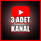 3 Adet Yotube Kanalı Mail Adresiyle