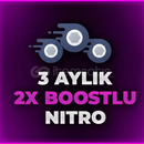 ⭐[3 AY] Discord Nitro Boost+METHOD