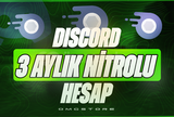 ✨ 3 AY NİTROLU ✨ DISCORD RANDOM HESAP