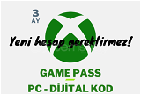 [3 AY] Xbox Game Pass