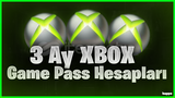 3 AY XBOX GAME PASS HESABI