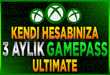 Anlık | 3 AY Xbox Gamepass Ultimate