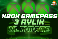 ⭐ 3 Ay Xbox Gamepass Ultimate⭐ [OTO TESLİMAT]