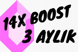 3 Aylık 14X Boost BOTSUZ GÖNDERİM