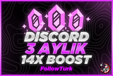 ⭐3 AYLIK 14X BOOST⭐