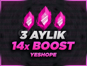 ⚡STOK VAR⚡3 AYLIK 14X BOOST⚡