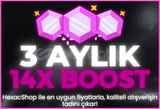 ⭐️3 Aylık 14x Boost |✅Garantili!