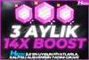 ⭐️3 Aylık 14x Boost |✅Garantili!