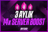 ⭐3 AYLIK 14X BOOST GÖNDERİM ✅