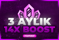 ⭐ 3 AYLIK 14X BOOST + HIZLI VE GARANTİLi