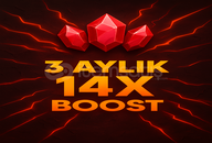 3 Aylık 14x Boost { STOK MEVCUT }