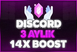 3 Aylık 14x Discord Boost Satışı