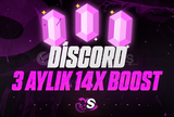 ⭐ 3 AYLIK 14X SERVER BOOST+GARANTİ