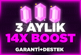 3 AYLIK 14X SERVER BOOST + GARANTİ