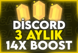 ⭐ 3 AYLIK 14X SERVER BOOST+GARANTİ