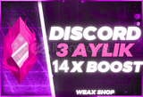 ⭐ 3 AYLIK 14X SERVER BOOST+GARANTİ