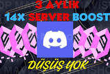 3 AYLIK 14X SERVER BOOST | HIZLI TESLİMAT