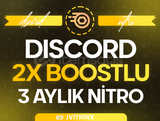 3 AYLIK 2X BOOST ⭐NİTRO⭐