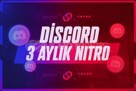 ⭐ 3 Aylık 2x Boostlu Nitro | 7/24